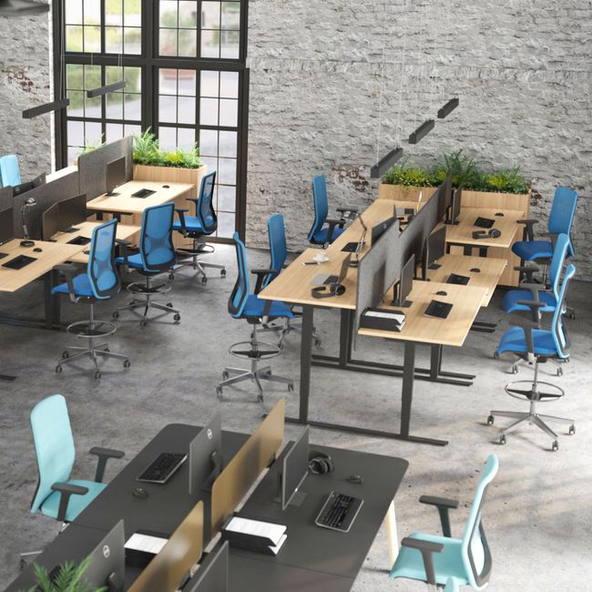 WIND Bürodrehstuhl | Synchronmechanik, Vollpolster