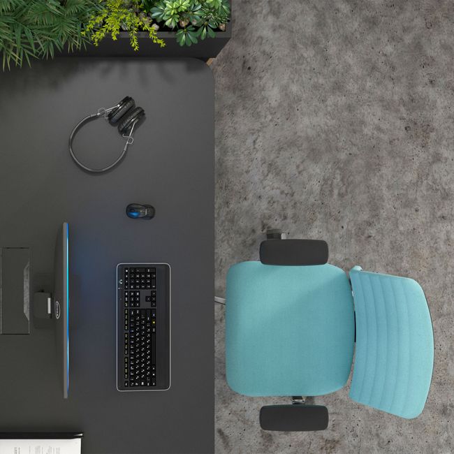 WIND Bürodrehstuhl | Synchronmechanik, Vollpolster