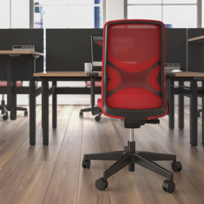 WIND Bürodrehstuhl | Synchronmechanik, Netzrücken