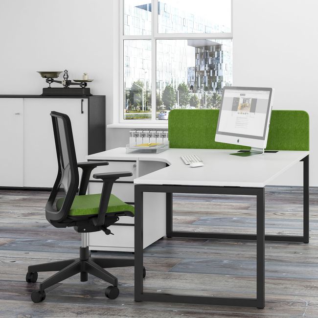 WIND Bürodrehstuhl | Synchronmechanik, Netzrücken