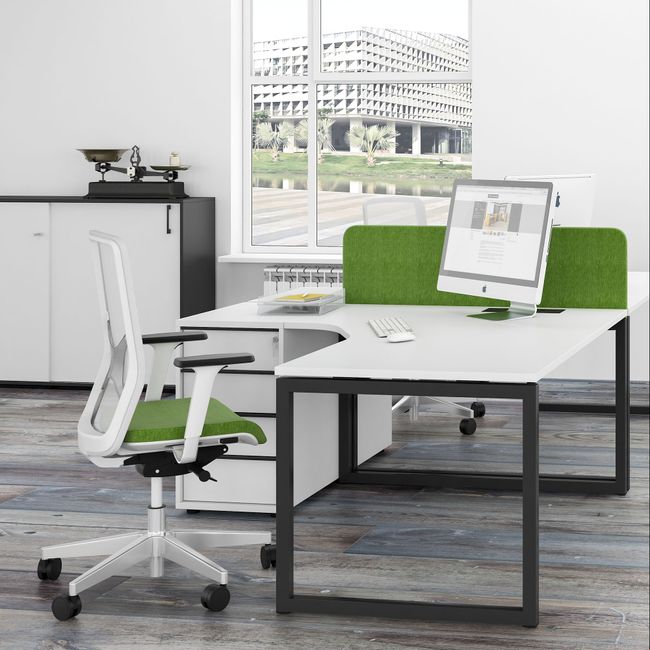 WIND Bürodrehstuhl | Synchronmechanik, Netzrücken