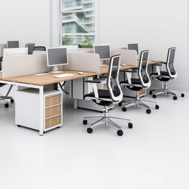 WIND Bürodrehstuhl | Synchronmechanik, Netzrücken