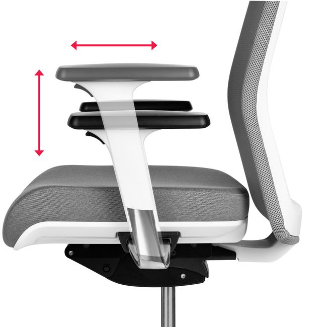 WIND Bürodrehstuhl | Synchronmechanik, Netzrücken