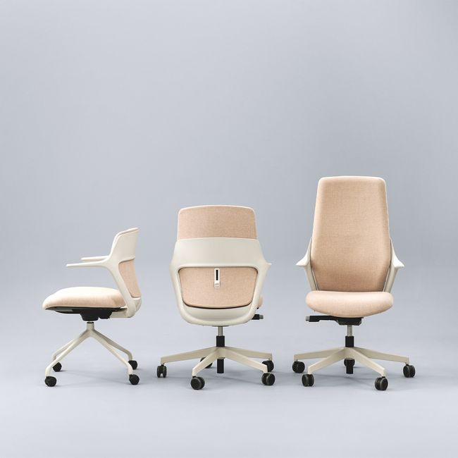 OFY Bürodrehstuhl | Synchronmechanik, 3D-Armlehnen, hohe Rückenlehne