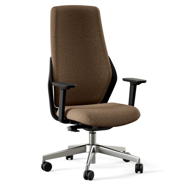 OFY Bürodrehstuhl | Synchronmechanik, 3D-Armlehnen, hohe Rückenlehne