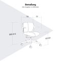 OFY Bürodrehstuhl | Synchronmechanik, 3D-Armlehnen, niedrige Rückenlehne OFY Bürodrehstuhl | Synchronmechanik, 3D-Armlehnen, niedrige Rückenlehne