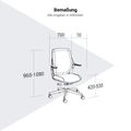 OFY Bürodrehstuhl | Synchronmechanik, 3D-Armlehnen OFY Bürodrehstuhl | Synchronmechanik, 3D-Armlehnen