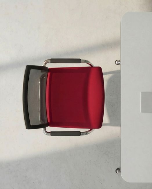 DIVA Freischwinger | Netzrücken, gepolsterte Sitzfläche