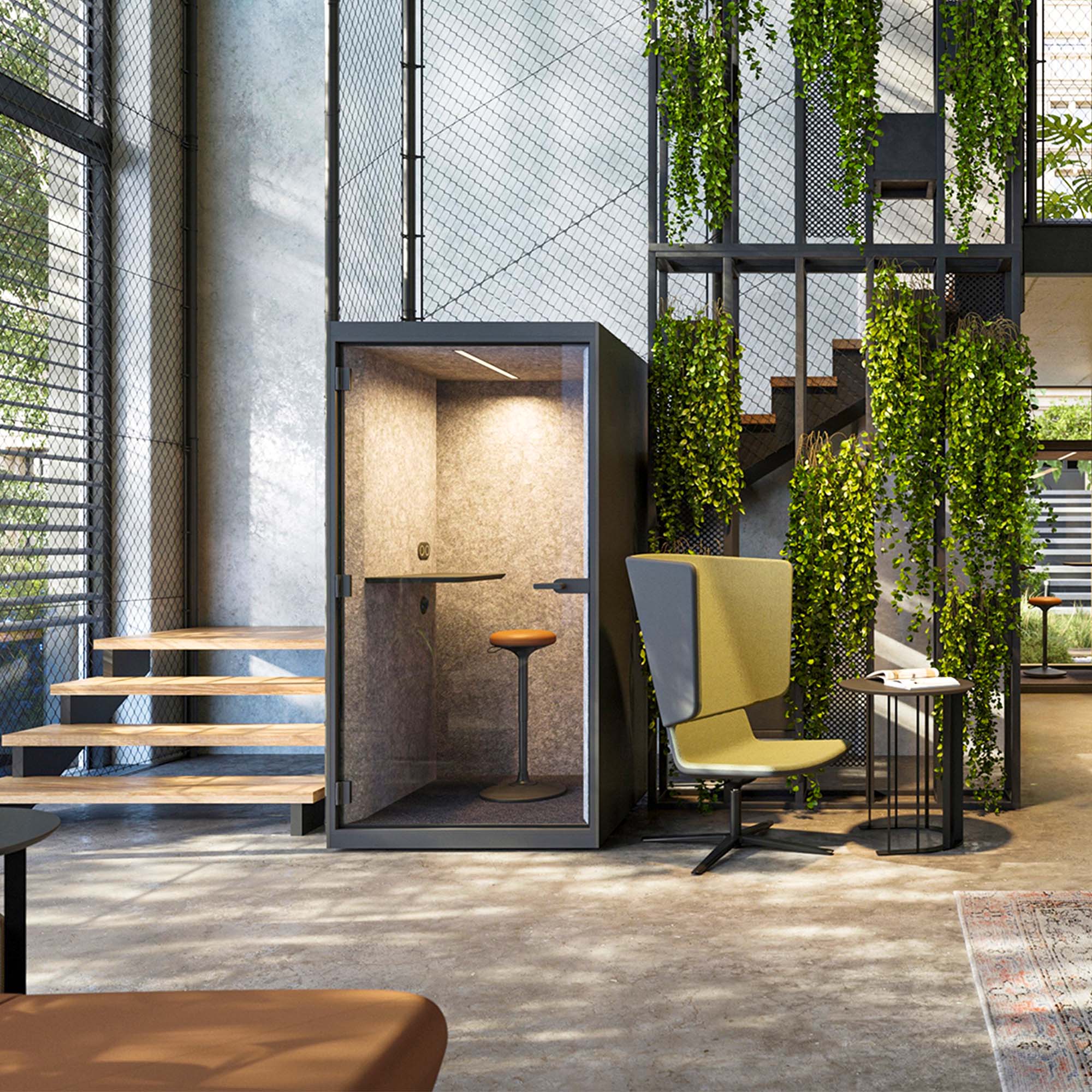 SONUS S Telefonbox | Premium Raum-in-Raum, Schallschutz, Für 1 Personen - 10 Main Image