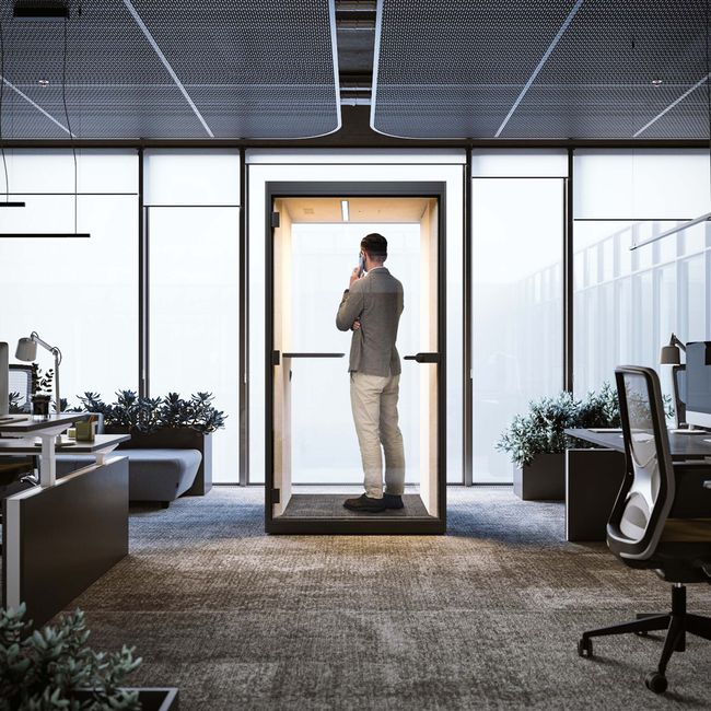 SONUS S Telefonbox | Premium Raum-in-Raum, Schallschutz, Für 1 Personen
