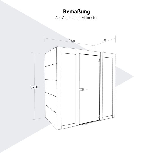 SONUS M Akustik-System | Premium Raum-in-Raum, Schallschutz, Für 2 Personen