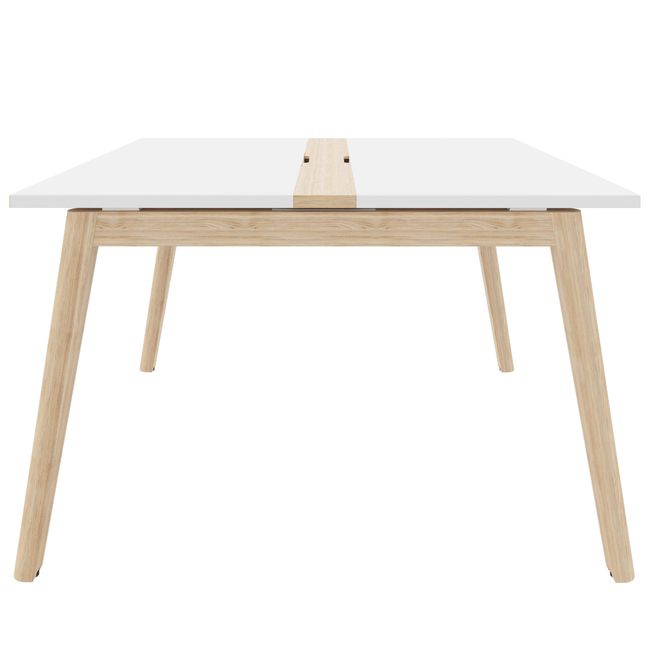 NOVA WOOD Konferenztisch | 1200 - 2800 mm (4-10 Personen), Elektrifiziert, Melamin NOVA WOOD Konferenztisch | 1200 - 2800 mm (4-10 Personen), Elektrifiziert, Melamin