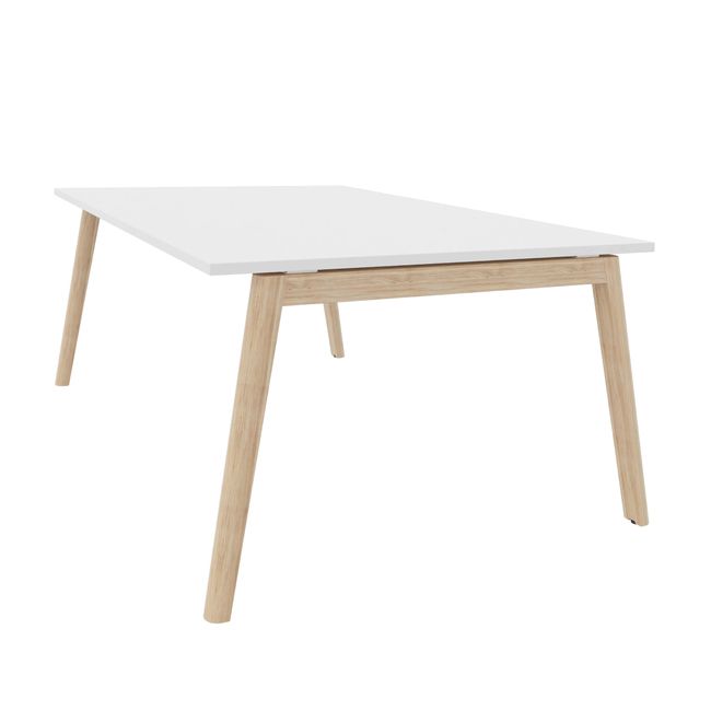 NOVA WOOD Konferenztisch | 1200 - 2800 mm (4-10 Personen), Elektrifiziert, Melamin NOVA WOOD Konferenztisch | 1200 - 2800 mm (4-10 Personen), Elektrifiziert, Melamin