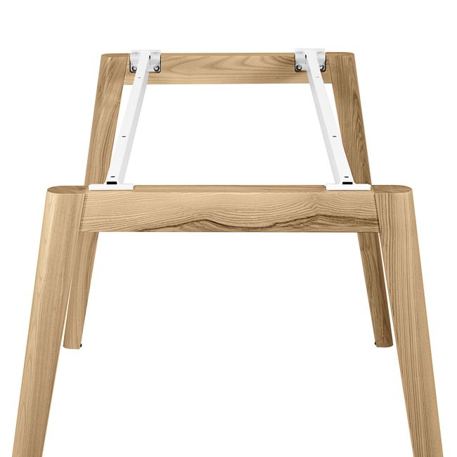 NOVA WOOD Schreibtisch | 1400 - 1800 mm, Massivholz-Gestell, Melamin NOVA WOOD Schreibtisch | 1400 - 1800 mm, Massivholz-Gestell, Melamin