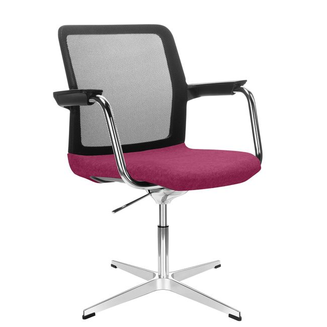 WIND Konferenzstuhl | 4-Stern-Kreuz, Netzrücken WIND Konferenzstuhl | 4-Stern-Kreuz, Netzrücken