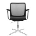 WIND Konferenzstuhl | 4-Stern-Kreuz, Netzrücken WIND Konferenzstuhl | 4-Stern-Kreuz, Netzrücken