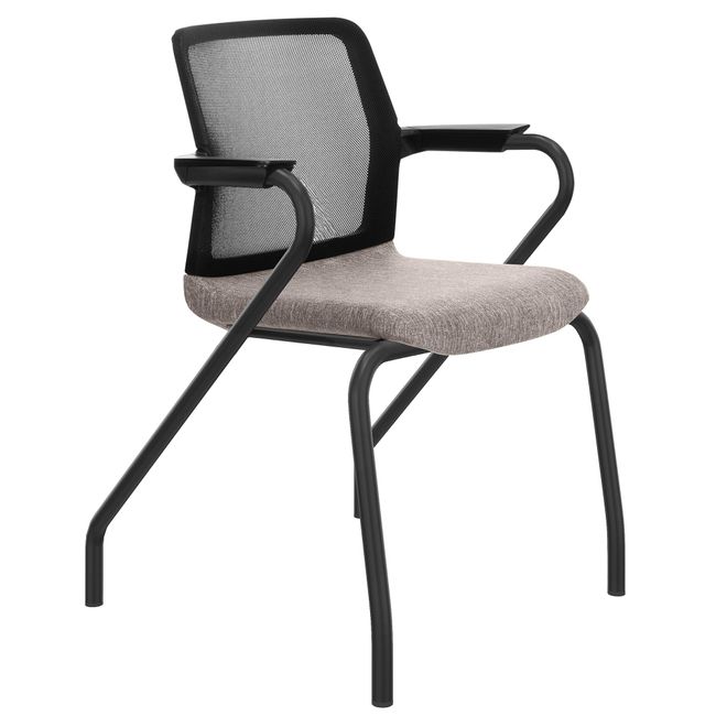 WIND Konferenzstuhl | Netzrücken, 4-Fuß, Stapelbar