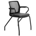 WIND Konferenzstuhl | Netzrücken, 4-Fuß, Stapelbar