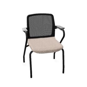 WIND Konferenzstuhl | Netzrücken, 4-Fuß, Stapelbar