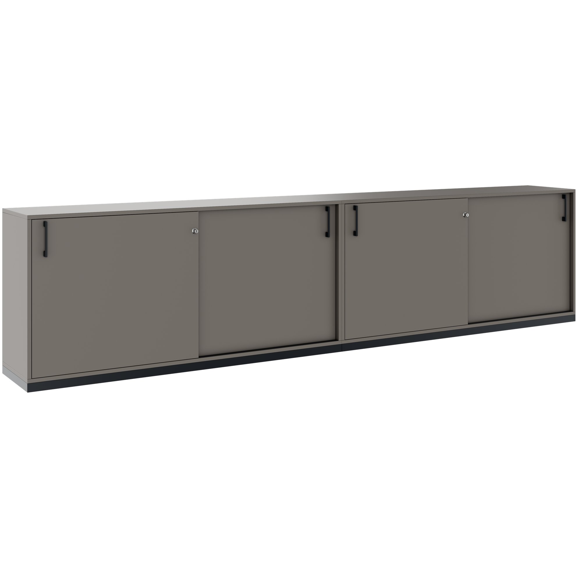 CHOICE Set di armadietti | 2oh, 3200 x 760 mm, grigio cubanite - 1 Main Image
