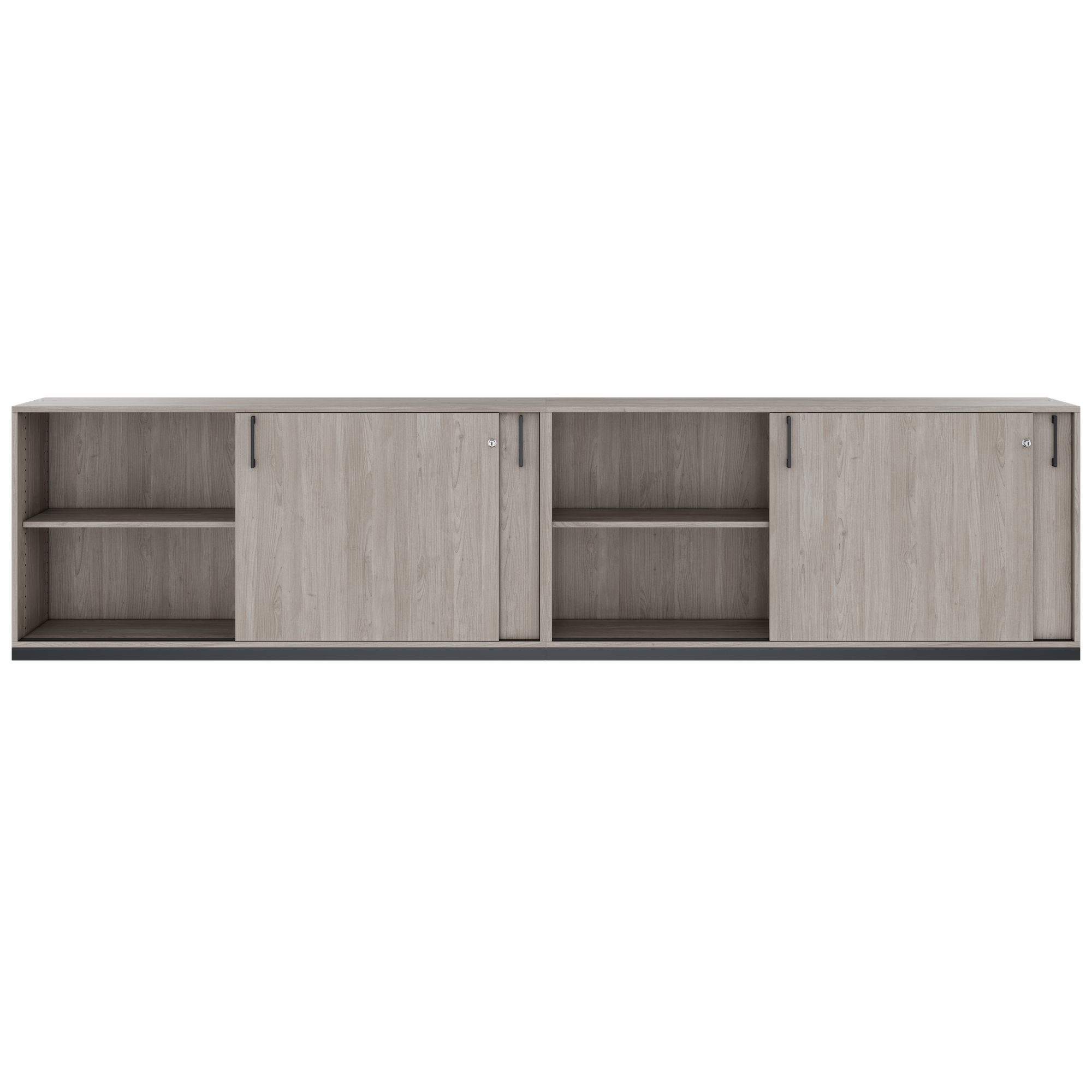 CHOICE Set di armadietti | 2oh, 3200 x 760 mm, grigio di quercia nord - 4 Main Image