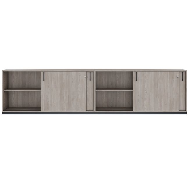 CHOICE Schrankset | 2OH, 3200 x 760 mm, Nordeiche grau CHOICE Schrankset | 2OH, 3200 x 760 mm, Nordeiche grau
