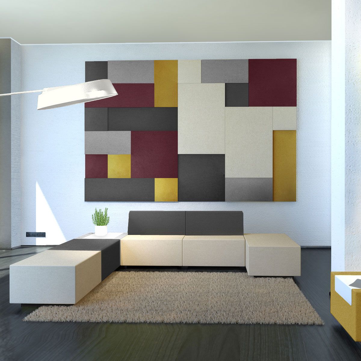 MODUS Wand- und Deckensegel | 400-1200 mm, über 100 Farben - 2 Main Image