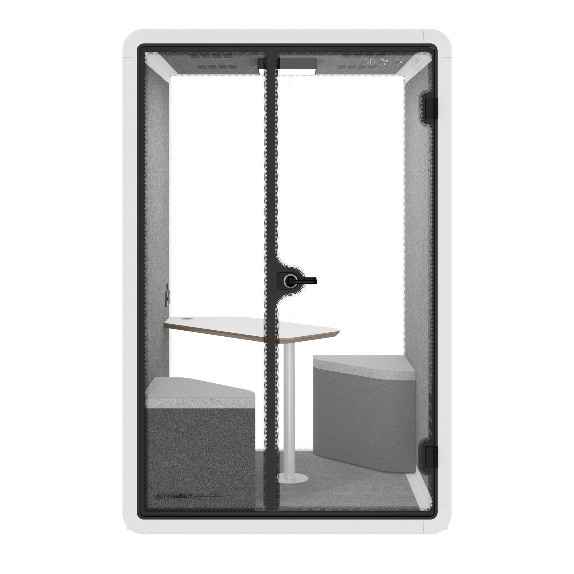 VR-M MeetingBox | Space-in-room, sound insulation, for 2 people - 11 Main Image