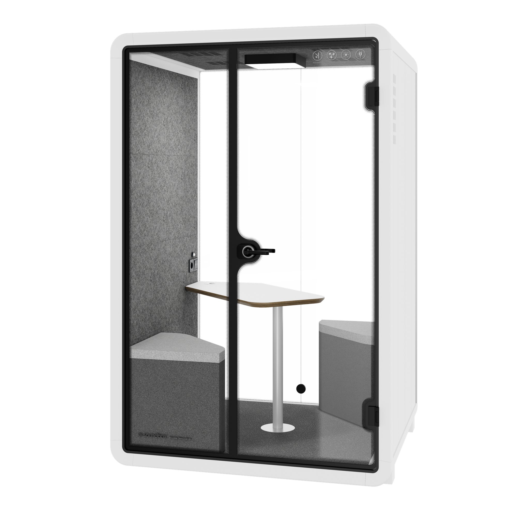 VR-M MeetingBox | Space-in-room, sound insulation, for 2 people - 4 Main Image