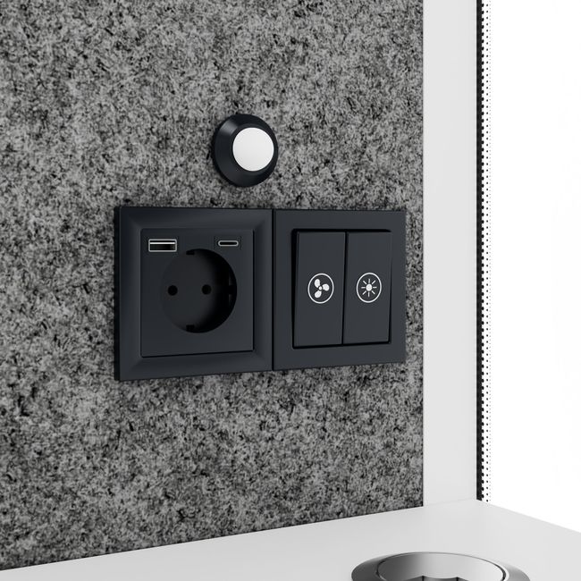 VR-M Meetingbox | Raum-in-Raum, Schallschutz, Für 2 Personen