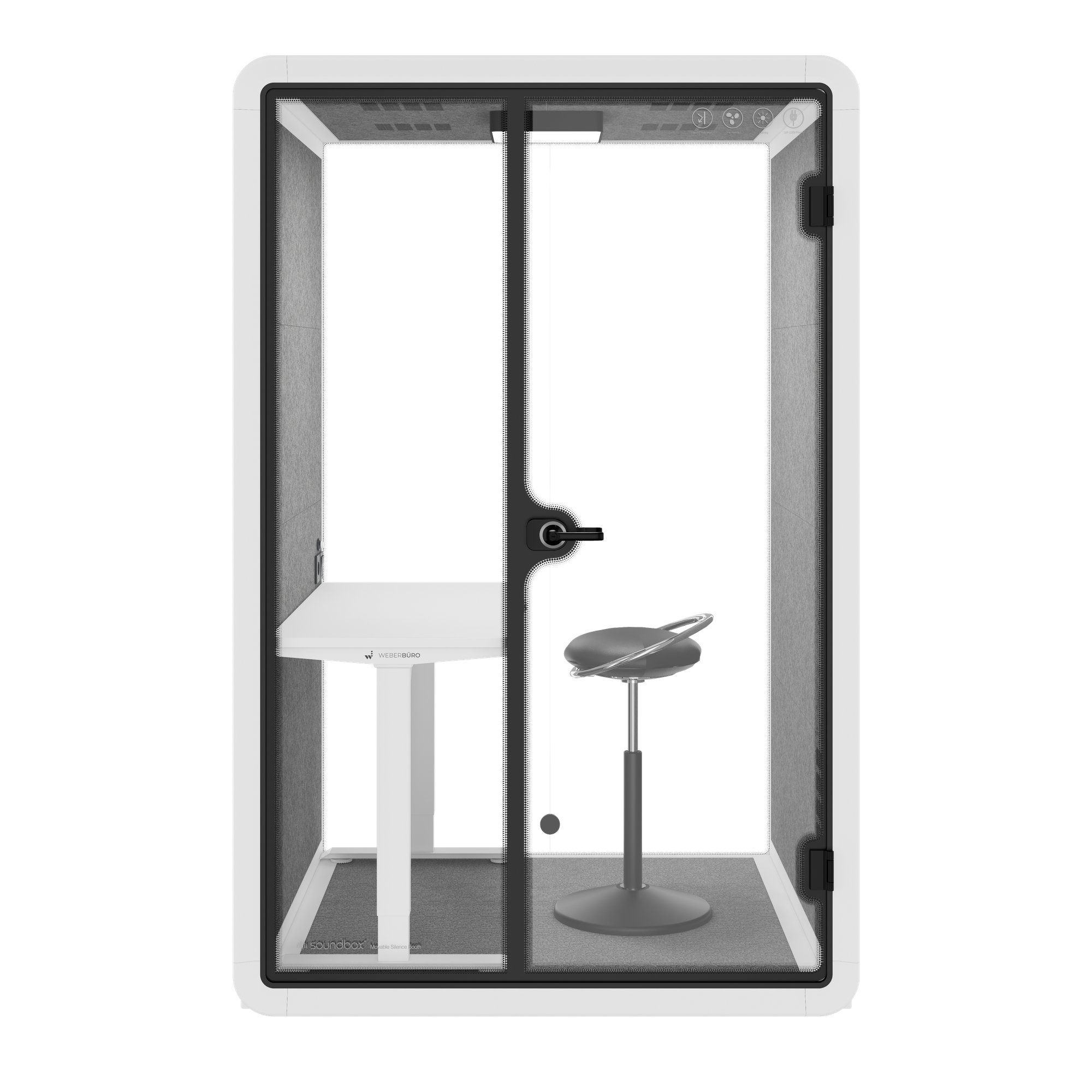 VR WORK Akustikbox | Arbeitsplatz für 1 Person, Raum-in-Raum, Schallschutz - 3 Main Image