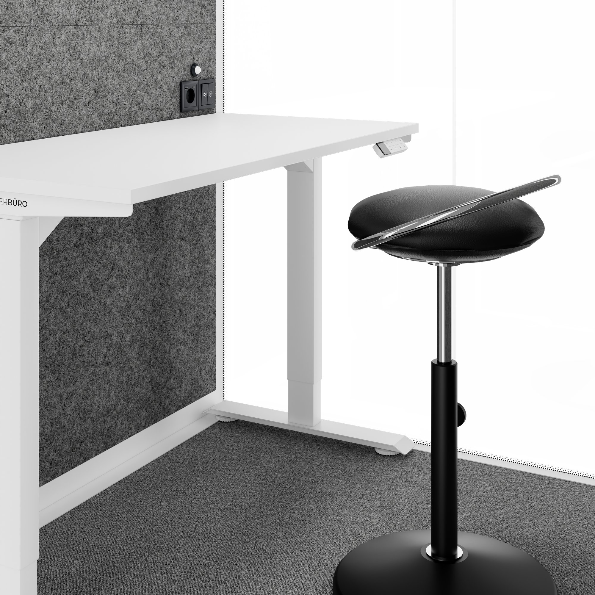 VR WORK Akustikbox | Arbeitsplatz für 1 Person, Raum-in-Raum, Schallschutz - 6 Main Image