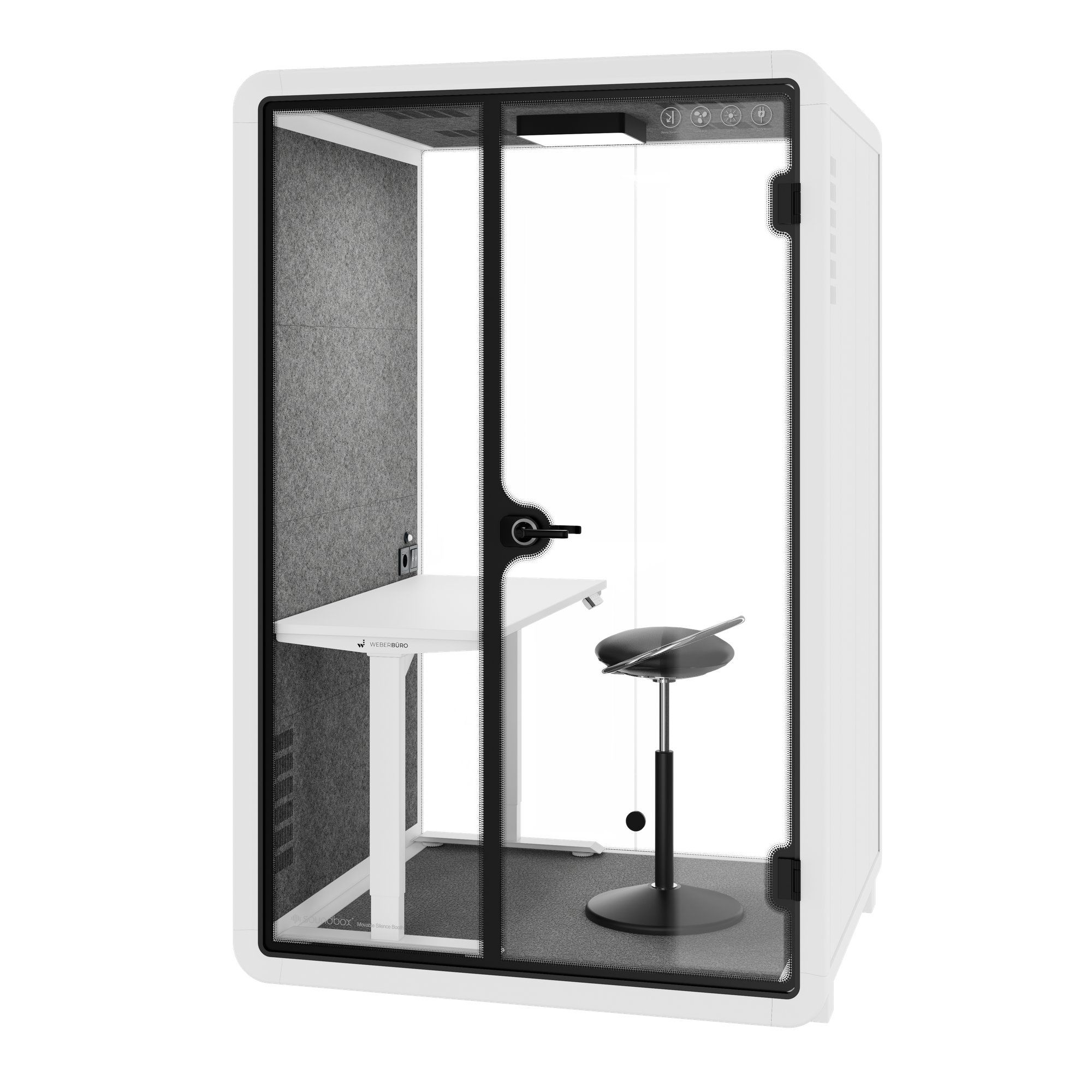 VR WORK Akustikbox | Arbeitsplatz für 1 Person, Raum-in-Raum, Schallschutz - 4 Main Image