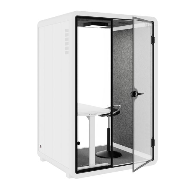 VR WORK Akustikbox | Arbeitsplatz für 1 Person, Raum-in-Raum, Schallschutz