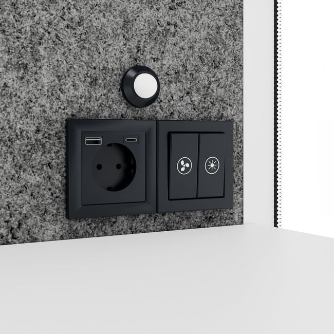 VR WORK Akustikbox | Arbeitsplatz für 1 Person, Raum-in-Raum, Schallschutz