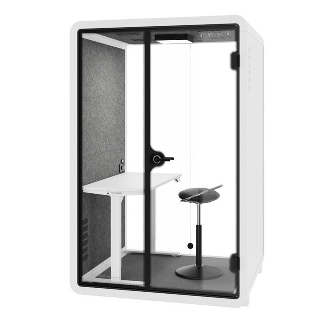 VR WORK Akustikbox | Arbeitsplatz für 1 Person, Raum-in-Raum, Schallschutz