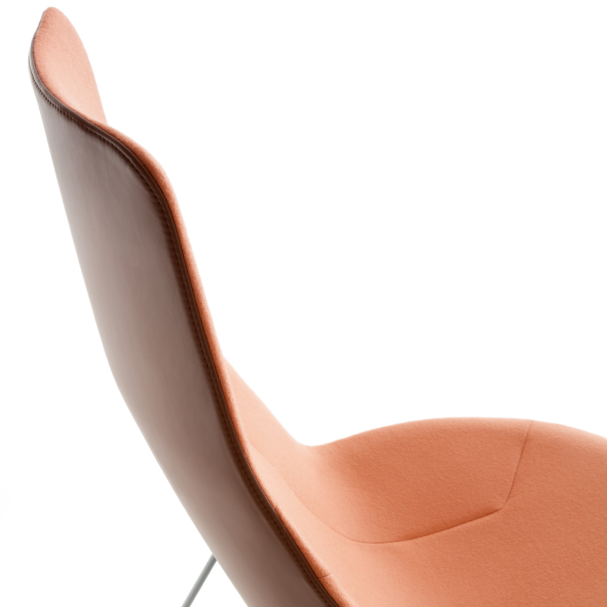 profim – CHIC LOUNGE Sessel | Kufengestell oder 4-armiges-Fußkreuz, hohe Rückenlehne - 12 Main Image