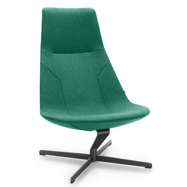 profim – CHIC LOUNGE Sessel | Kufengestell oder 4-armiges-Fußkreuz, hohe Rückenlehne