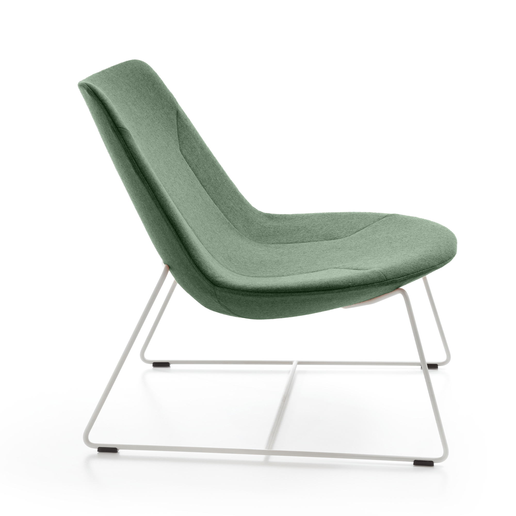 profim – CHIC LOUNGE Sessel | Kufengestell oder 4-armiges-Fußkreuz, niedrige Rückenlehne - 4 Main Image