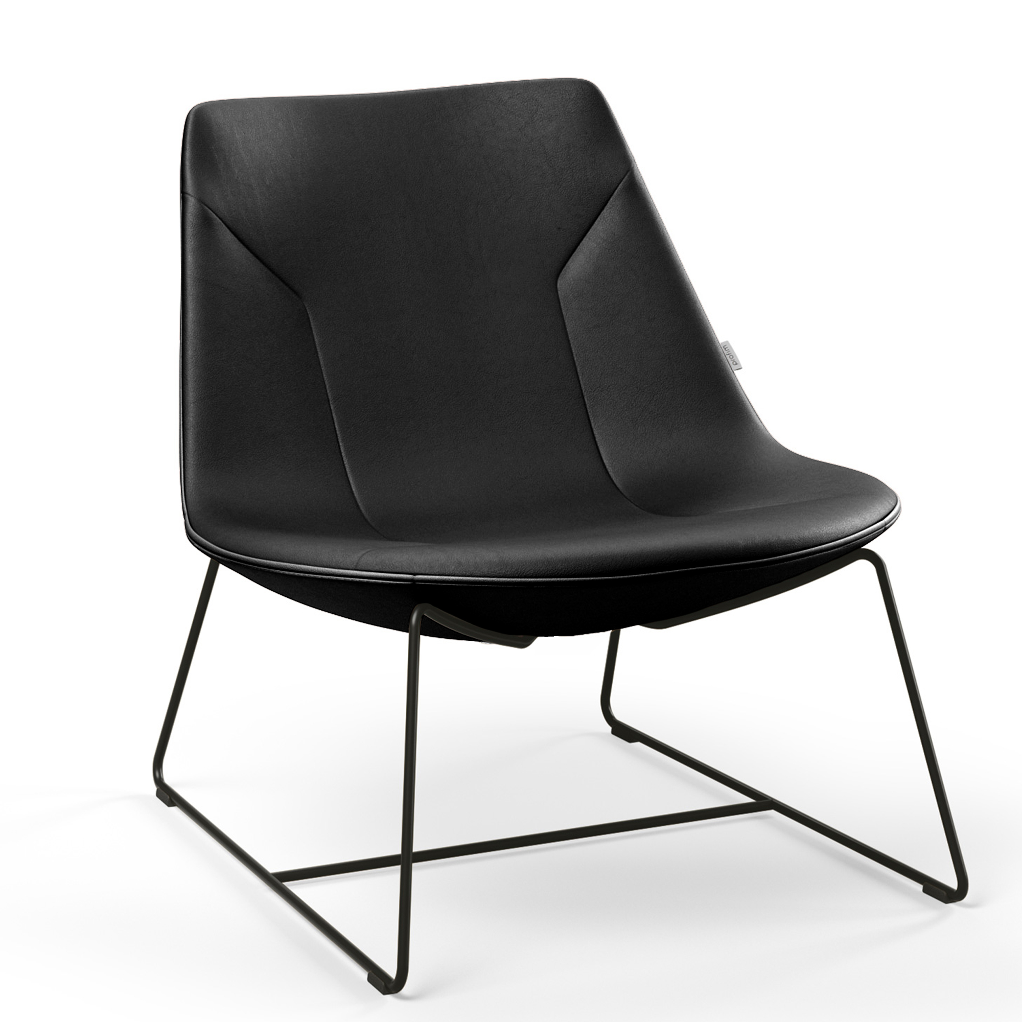 profim – CHIC LOUNGE Sessel | Kufengestell oder 4-armiges-Fußkreuz, niedrige Rückenlehne - 10 Main Image
