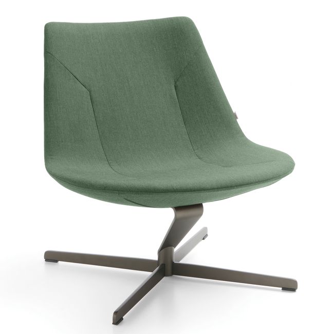 profim – CHIC LOUNGE Sessel | Kufengestell oder 4-armiges-Fußkreuz, niedrige Rückenlehne