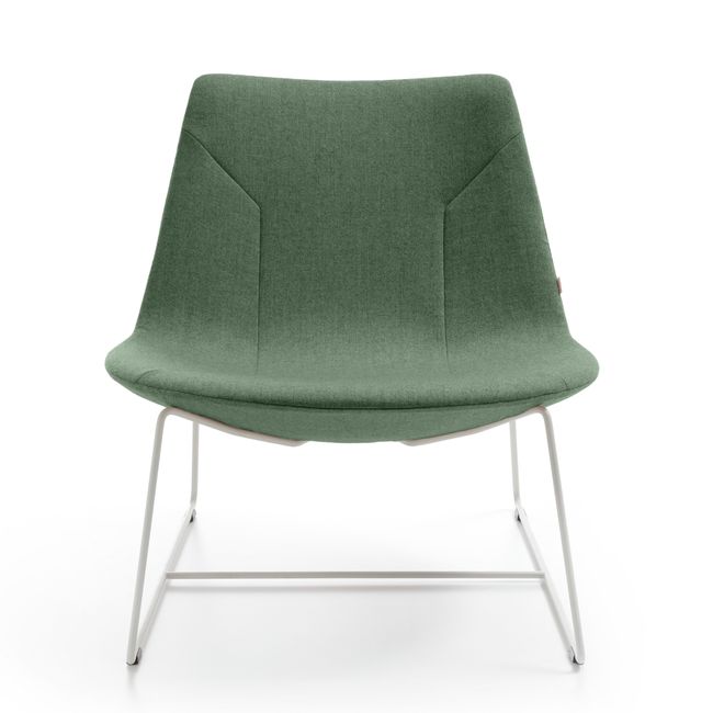 profim – CHIC LOUNGE Sessel | Kufengestell oder 4-armiges-Fußkreuz, niedrige Rückenlehne