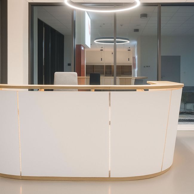 TERA Empfangstheke | 3350 x 1100 mm, U-Form TERA Empfangstheke | 3350 x 1100 mm, U-Form
