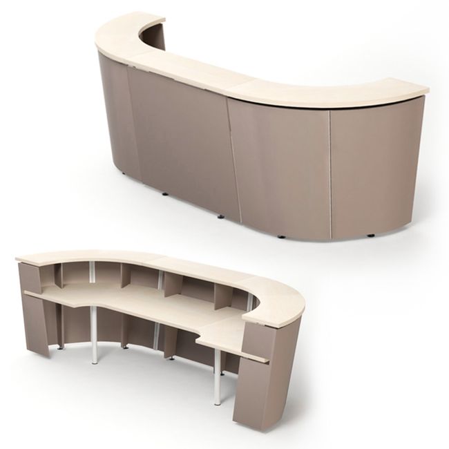 TERA Empfangstheke | 3350 x 1100 mm, U-Form TERA Empfangstheke | 3350 x 1100 mm, U-Form