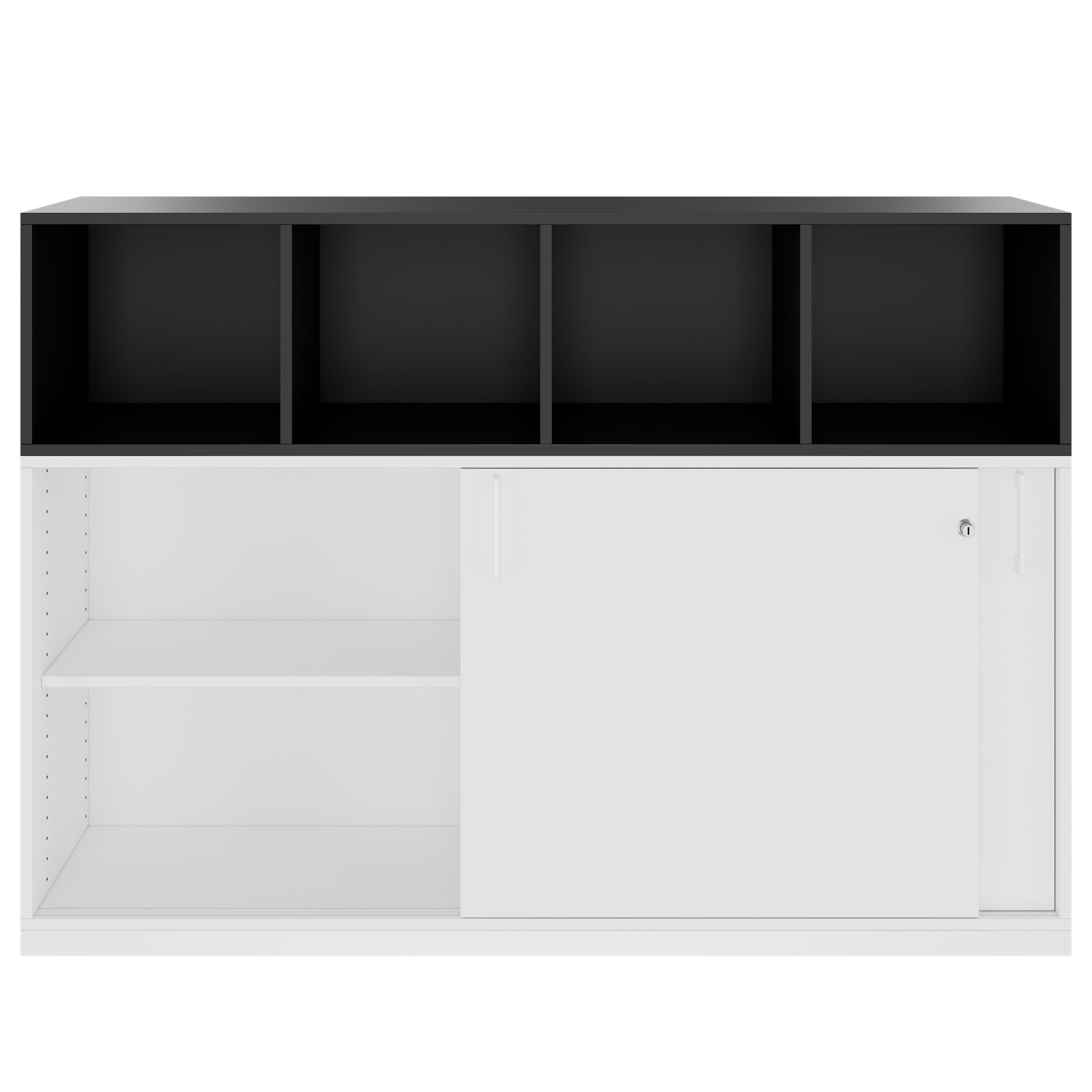 CHOICE Cupboard set | 3Oh, 1600 x 1130 mm, white - 4 Main Image