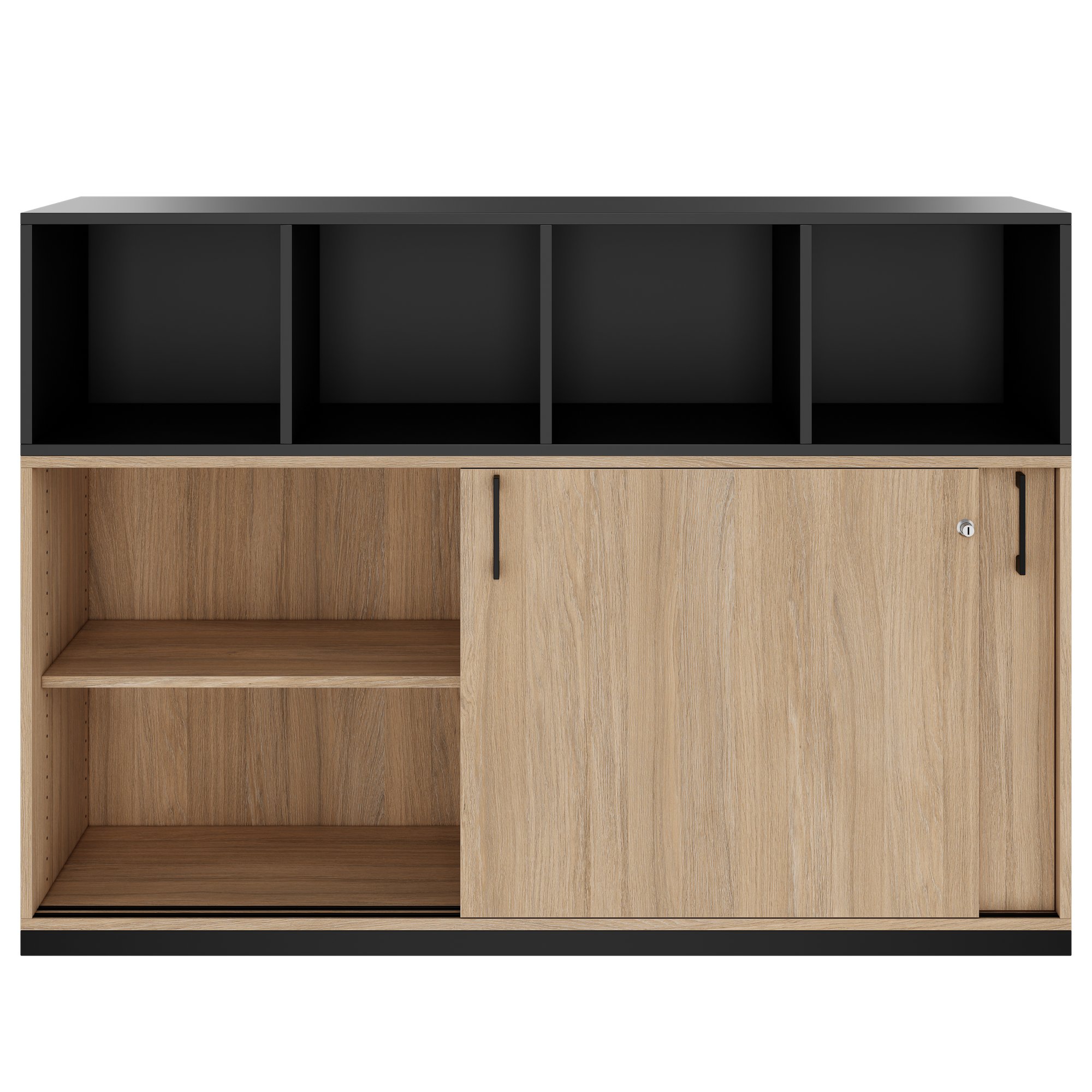 CHOICE Set di armadietti | 3oh, 1600 x 1130 mm, quercia ambra - 4 Main Image