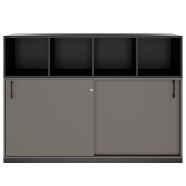 CHOICE Schrankset | 3OH, 1600 x 1130 mm, Cubanitgrau CHOICE Schrankset | 3OH, 1600 x 1130 mm, Cubanitgrau