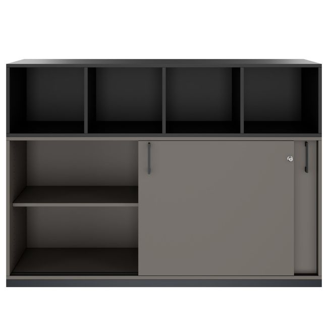 CHOICE Schrankset | 3OH, 1600 x 1130 mm, Cubanitgrau CHOICE Schrankset | 3OH, 1600 x 1130 mm, Cubanitgrau