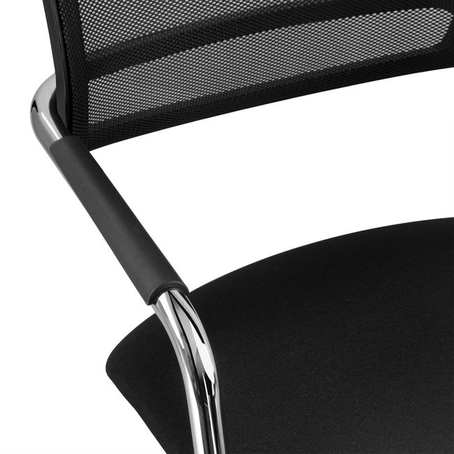 GAMA Besucherstuhl | Rollbar, Netzrücken oder Vollpolster