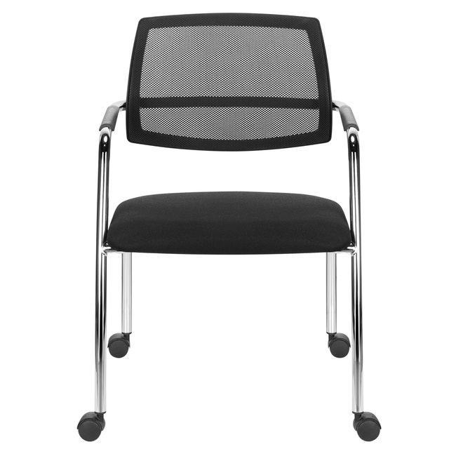 GAMA Besucherstuhl | Rollbar, Netzrücken oder Vollpolster